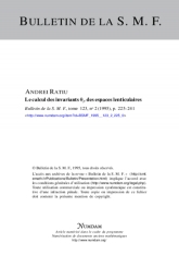 Le calcul des invariants $\theta _p$ des espaces lenticulaires