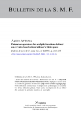 Extension operators for analytic functions deﬁned on certain closed subvarieties of a Stein space