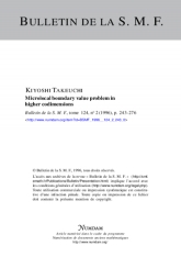 Microlocal boundary value problem in higher codimensions