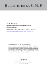 Specializations of endomorphism rings of abelian varieties
