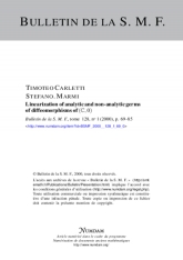 Linéarisation de germes de diﬀéomorphismes analytiques et non analytiques de $({\mathbb C},0)$