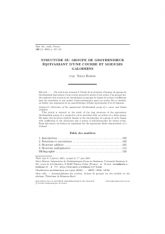 Structure du groupe de Grothendieck équivariant d'une courbe et modules galoisiens