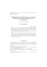 Distribution des préimages et des points périodiques d'une correspondance polynomiale