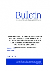 Nombre de es des tores de multiplication complexe et bornes inférieures pour les orbites Galoisiennes de points spéciaux