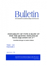 Instabilité d'explosion de type II pour l'équation des ondes non-linéaire de degré 5 sur $\mathbb {R}^{3+1}$