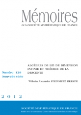 Algèbres de Lie de dimension inﬁnie et théorie de la descente