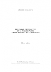 L'onde diﬀusée par une arête avec conditions au bord mixtes