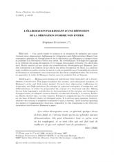 L'élaboration par Riemann d'une déﬁnition de la dérivation d'ordre non entier