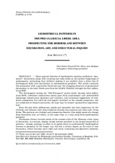 Motifs géométriques dans l'aire de la Grèce pré- ique. Exploration des frontières entre décoration, art et recherche de structures