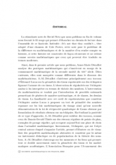 Éditorial du fascicule 2