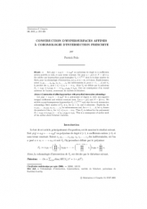 Construction d'hypersurfaces aﬃnes à cohomologie d'intersection prescrite