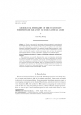 Estimations microlocales de l'équation de Schrödinger stationnaire en limite semi- ique