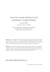 From the Yamabe problem to the equivariant Yamabe problem