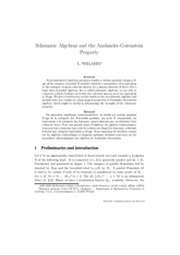 Schematic Algebras and the Auslander-Gorenstein Property