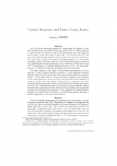 Coxeter Structure and Finite Group Action