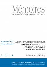 A commutative $\mathbb P ^1$-spectrum representing motivic cohomology over Dedekind domains