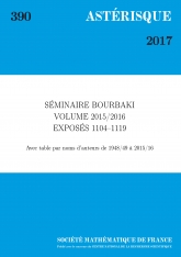 Exposé Bourbaki 1109 : Progrès récents dans la théorie de Langlands géométrique