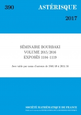 Exposé Bourbaki 1110 : La paramétrisation de Langlands globale sur les corps de fonctions