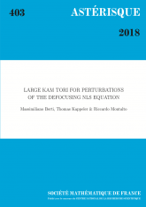 Large KAM tori for perturbations
of the defocusing NLS equation