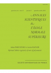 Régularité optimale de type Sobolev des racines d'un polynôme