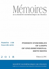 Ensembles poissoniens de boucles des diffusions unidimensionnelles