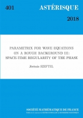 Parametrix pour l'équation des ondes sur un espace-temps peu régulier III : régularité espace-temps de la phase