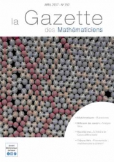 La Gazette des mathématiciens 152 (avril 2017)