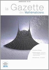 La Gazette des mathématiciens 155 (janvier 2018)