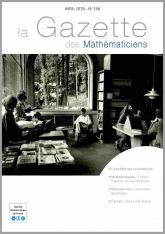 La Gazette des mathématiciens 156 (avril 2018)