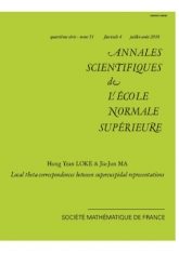 Correspondances thêta locales entre les représentations supercuspidales