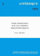 Trois problèmes sur les sommes trigonométriques (réimpresssion numéro 1 - 1973)