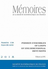 Ensembles poissoniens de boucles des diffusions unidimensionnelles