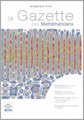 La Gazette des mathématiciens 158
(octobre 2018)