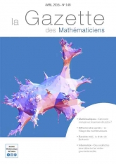 La Gazette des mathématiciens 148 (avril 2016)