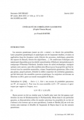 Exposé Bourbaki 1124 : L'inégalité de corrélation gaussienne (d'après Thomas Royen)