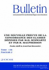 Une nouvelle preuve de la concordance des classes définies par M.-H. Schwartz et par R. MacPherson