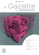La Gazette des mathématiciens 160 (avril 2019)