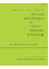 Un système multi-fluide compressible avec de nouveaux termes de relaxation physiques