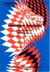 Séminaire Bourbaki, volume 1982/1983, exposés 597-614