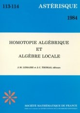 Homotopie algébrique et algèbre locale (CIRM, 1982)