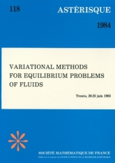 Variational methods for equilibrium problems of fluids (Trento, 1983)