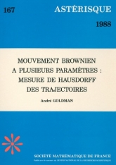 Mouvement brownien à plusieurs paramètres : mesure de Hausdorff des trajectoires