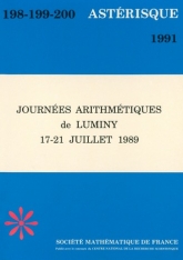 Journées Arithmétiques de Luminy