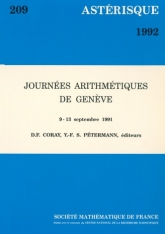 Journées arithmétiques de Genève