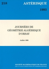 Journées de géométrie algébrique d'Orsay