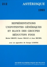 Représentations unipotentes génériques et blocs des groupes réductifs ﬁnis