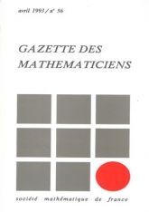 La Gazette des mathématiciens 86 (octobre 2000)