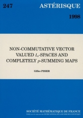 Espaces $L_p$ non-commutatifs à valeurs vectorielles et applications complètement $p$-sommantes