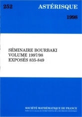 Séminaire Bourbaki, volume 1997/98, exposés 835-849