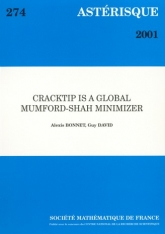 Cracktip est un minimum de Mumford-Shah global